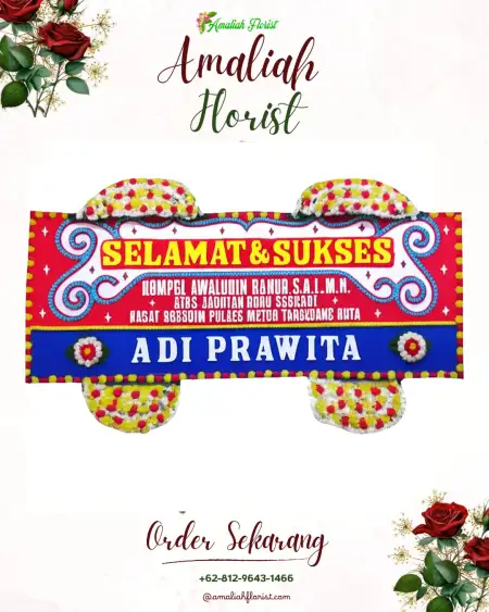 Papan Bunga Ucapan Selamat Mamajang Dalam